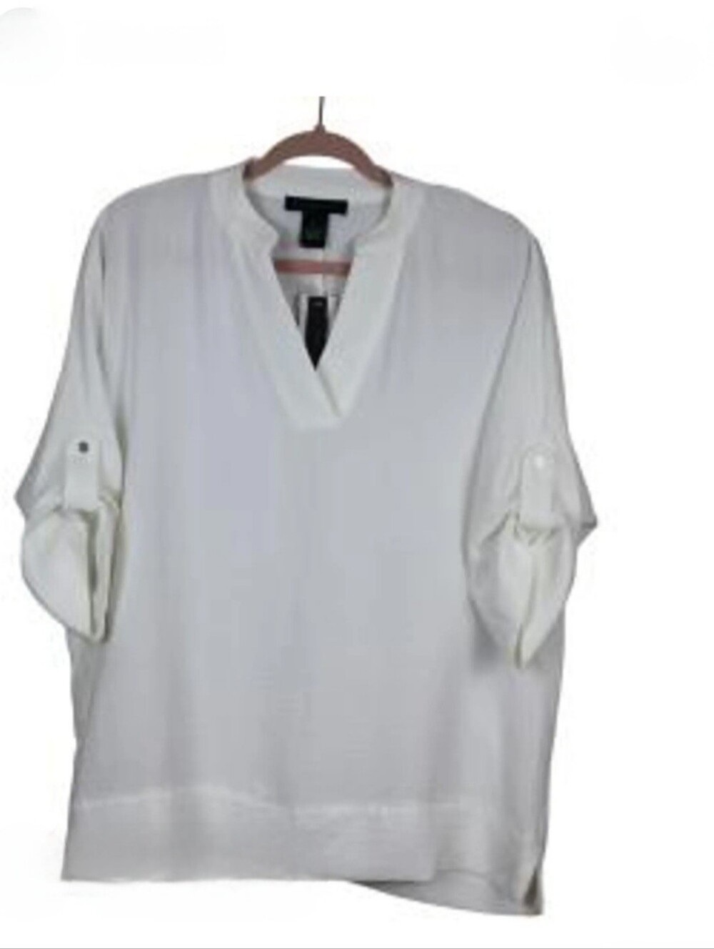 Joan Vass Azure White Top